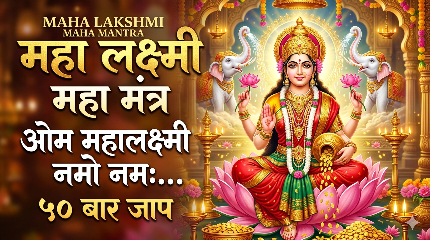 ॐ महालक्ष्मी नमो नमः | Powerful Mahalaxmi Mantra for cover