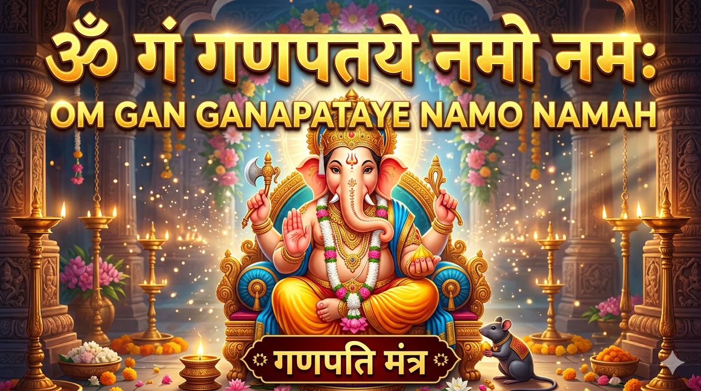 ॐ गं गणपतये नमो नमः | Om Gan Ganapataye Namo Namah | Most Powerful Ganesh Mantra cover