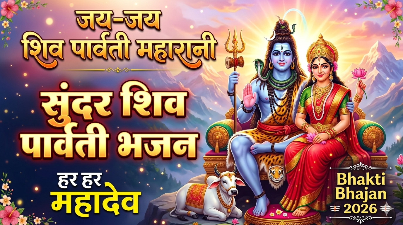 जय-जय शिव पार्वती महारानी | सुंदर शिव पार्वती भजन | हर हर महादेव | Bhakti Bhajan 2026 cover