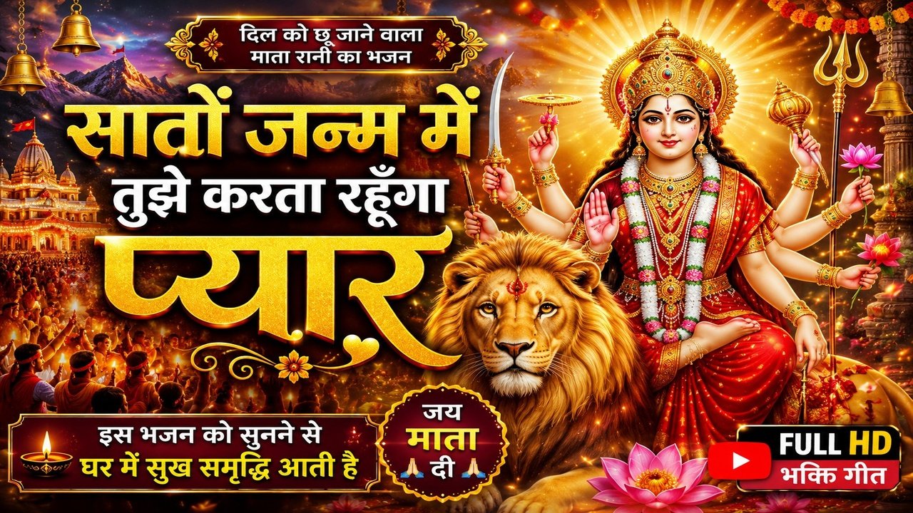 सातों जन्म में तुझे करता रहूँगा प्यार ❤️ | माता रानी का दिल छू लेने वाला भजन | Jai Mata Di Bhajan 2026 cover