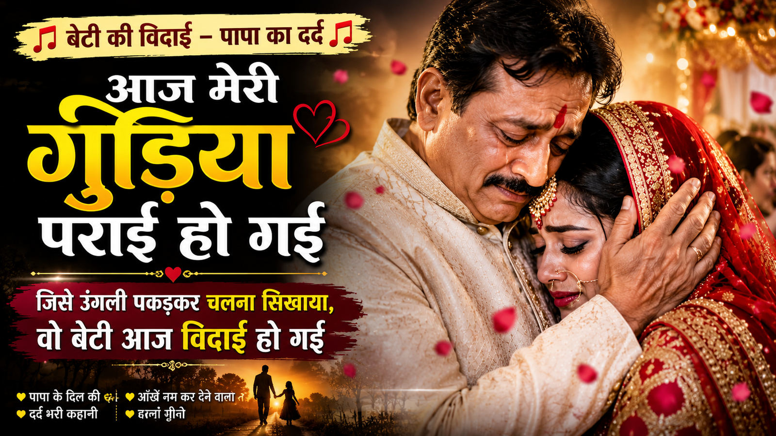 बेटी की विदाई – पापा का दर्द 😭 | आज मेरी गुड़िया पराई हो गई | Heart Touching Vidai Song 2026 cover