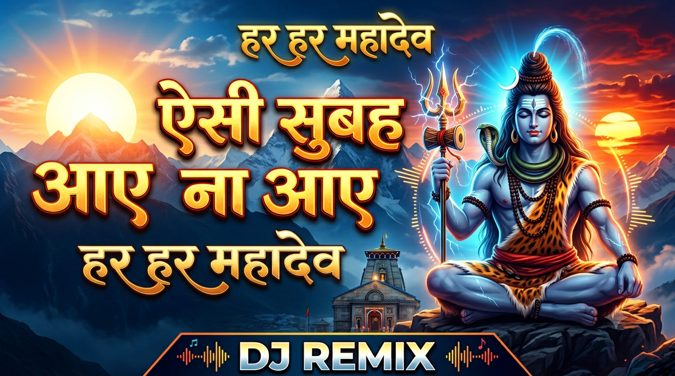 🔱 ऐसी सुबह ना आए (DJ Remix) | Aisi Subah Na Aaye | Har Har Mahadev | New Mahakal DJ Song 2026 cover