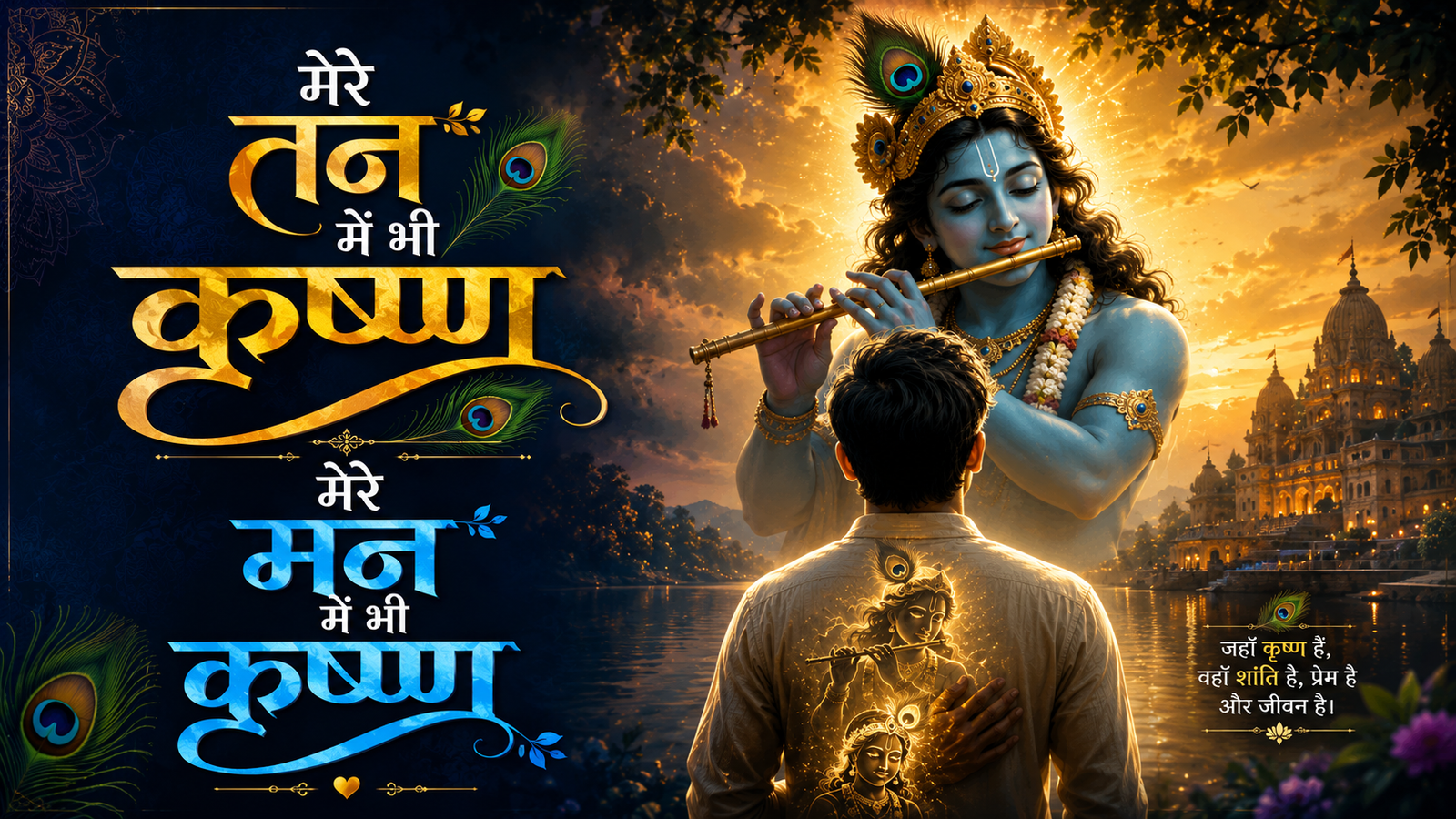 मेरे तन में भी कृष्ण | मेरे मन में भी कृष्ण | Heart Touching Krishna Bhajan 2026 | New Hindi Devotional Song cover