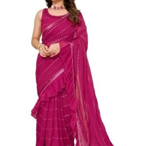 Mirror Ruffle Attractive Saree
Name: Mirror Ruffle Attractive Saree