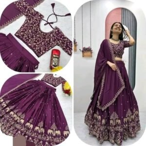 Premium Embroidered Lengha choli