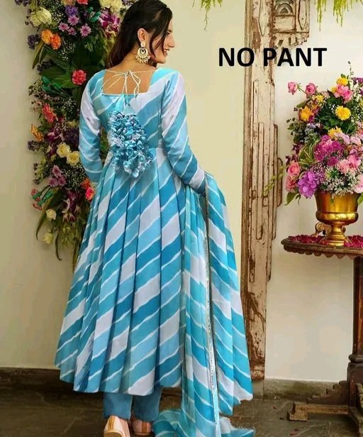 Wedding Gown with Dupatta | - Image 3