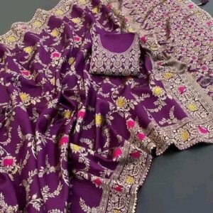 Latest Designer Banarasi Silk Sarees For Wome